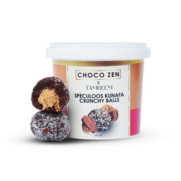 Choco Zen Speculoos Crunchy Kunafa Dubai Chocolate Balls, 125G